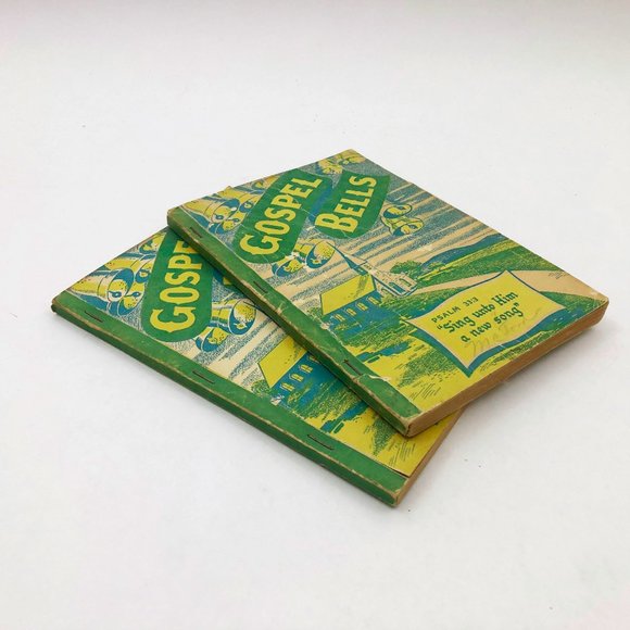 Vintage Rare Songbooks Gospel Bells Set of 2 1947 - Picture 5 of 6